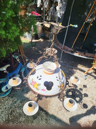 Lámpara vintage 5 luces,20 UNIDADES DISPONIBLES