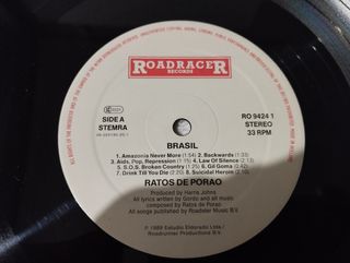 Vinilo Ratos de Porão - Brasil, año 1989