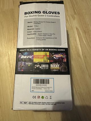 Guantes boxeo VR Oculus Quest 2
