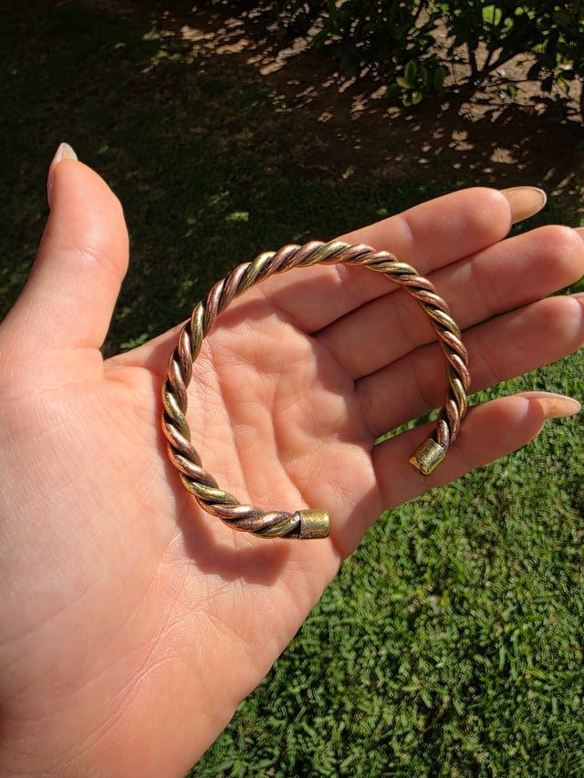 Pulsera de cobre 3 metales