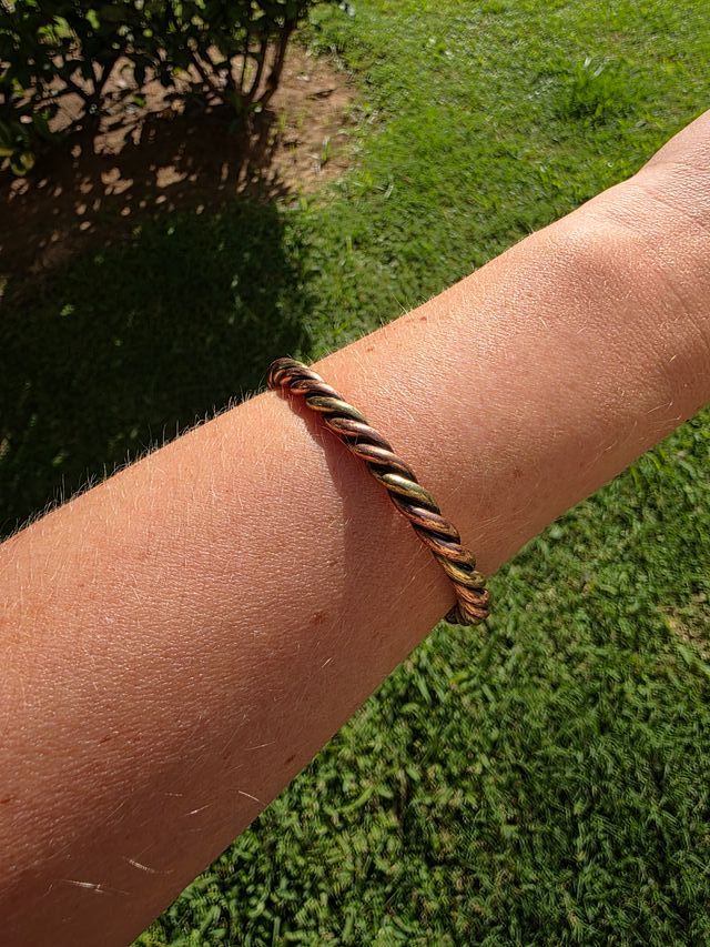 Pulsera de cobre 3 metales
