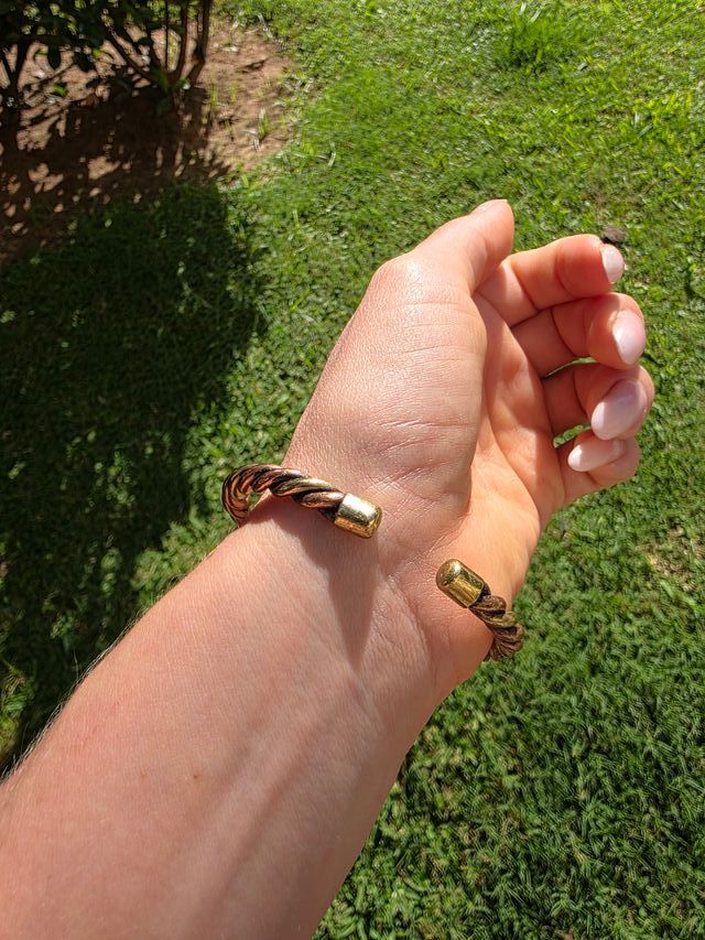 Pulsera de cobre 3 metales