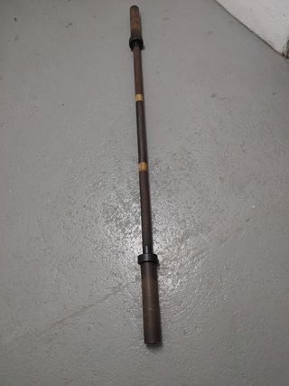 Barra halterofilia, con rodamientos peso 14 kg