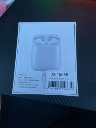 Auriculares T6 inalámbricos tipo AirPods TWS