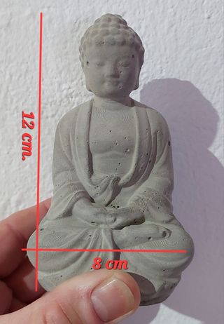 BONSAI. Buda hormigón gris.