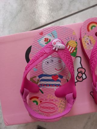 Havaianas Peppa Pig infradito rosa bimba