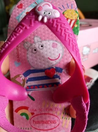Havaianas Peppa Pig infradito rosa bimba