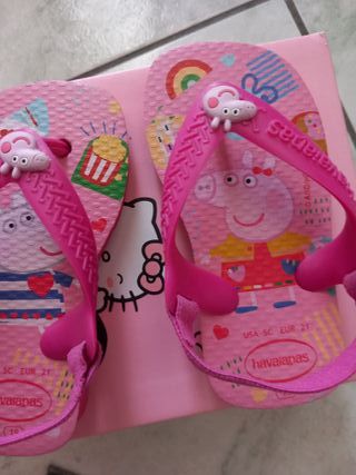 Havaianas Peppa Pig infradito rosa bimba