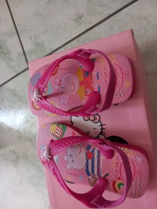 Havaianas Peppa Pig infradito rosa bimba
