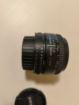 Objetivo Nikon AF Nikkor 50mm 1:1.8D