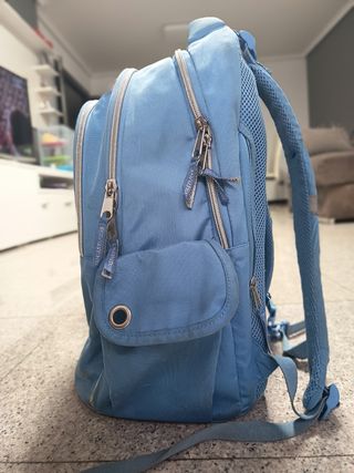 Mochila escolar TOP MODELS azul SE REGALA MUÑECA.