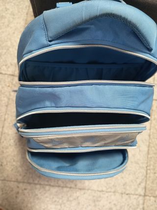 Mochila escolar TOP MODELS azul SE REGALA MUÑECA.