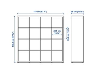 Estantería Kallax IKEA blanca