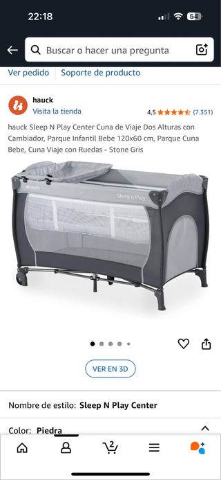 Hauck Sleep N Play Center - Cuna viaje