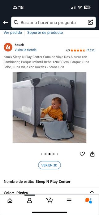 Hauck Sleep N Play Center - Cuna viaje