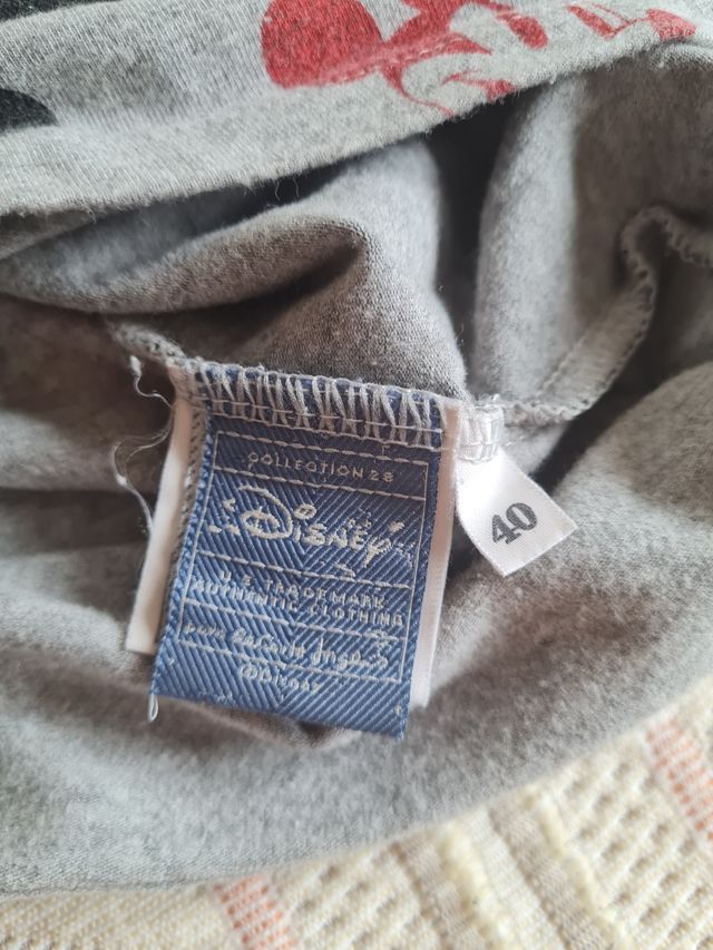 Camiseta Mickey Mouse Gris