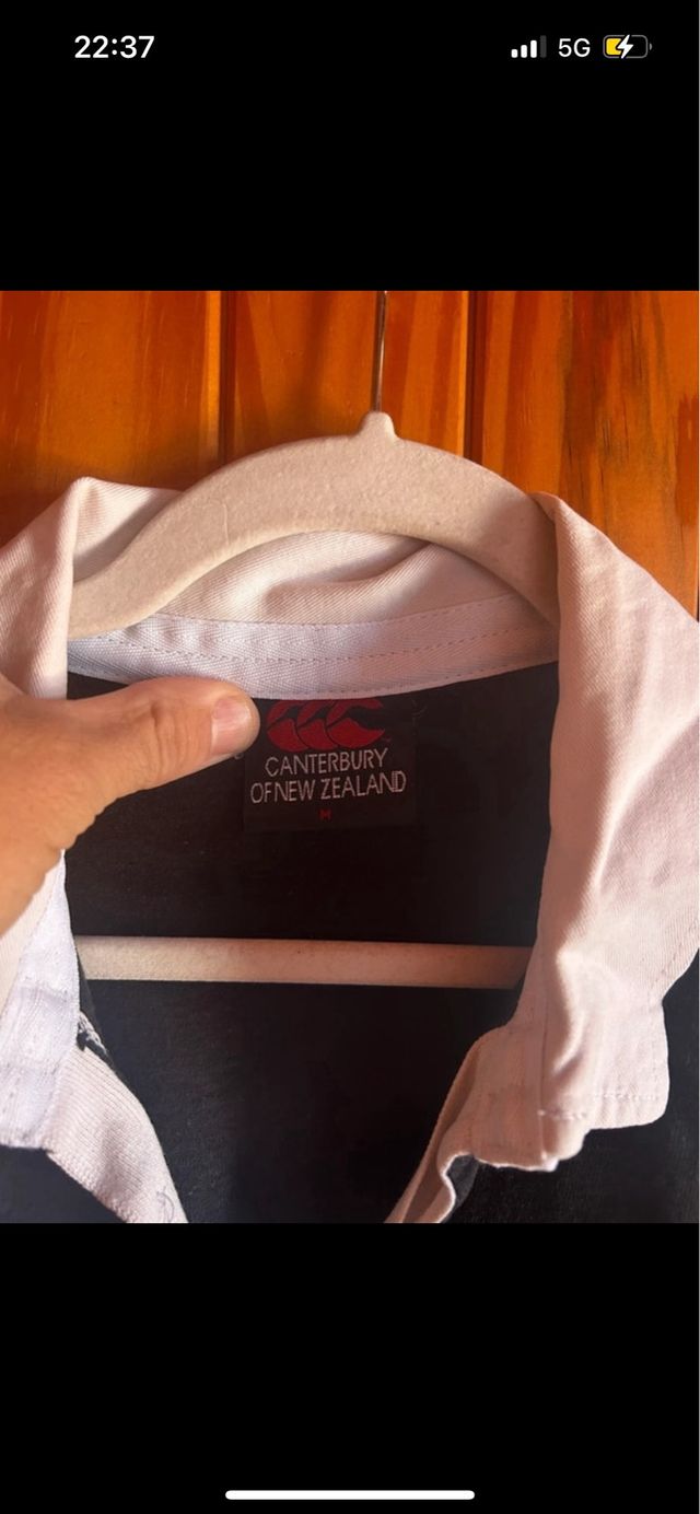 Camiseta All Blacks Mundial Rugby 1995