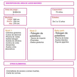 Parque bolas 2 plantas + Baby park