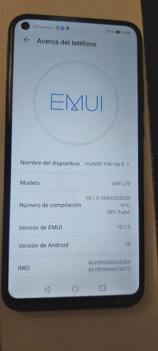 Huawei P40 Lite E - Smartphone Negro