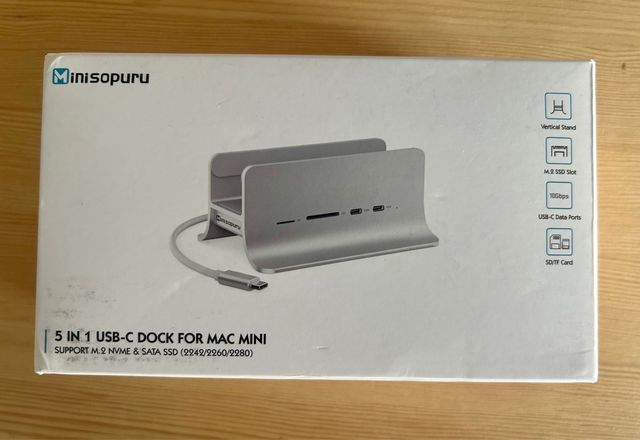 Minisopuru Dock 5 en 1 Mac Mini