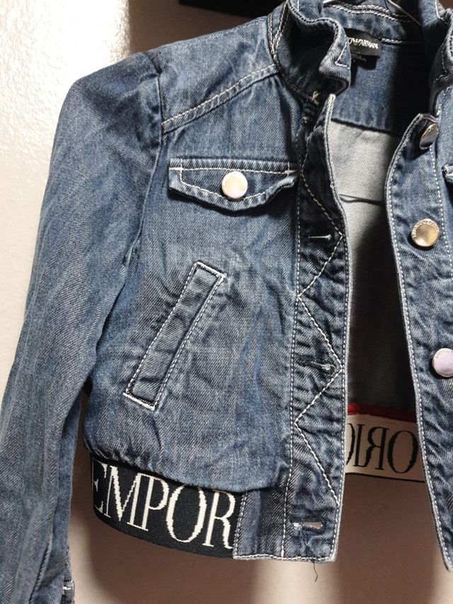 Giacca jeans Armani bimba 6A
