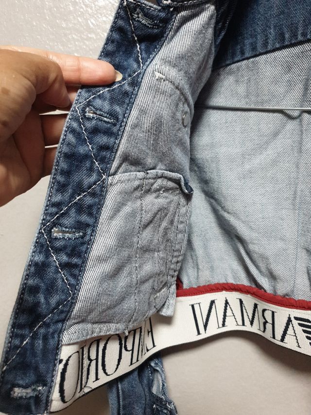 Giacca jeans Armani bimba 6A