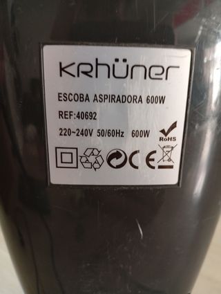 Aspiradora escoba Krhuner