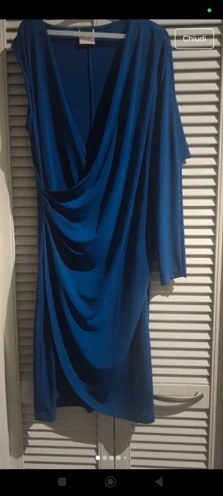 Abito blu elettrico tg XL 
