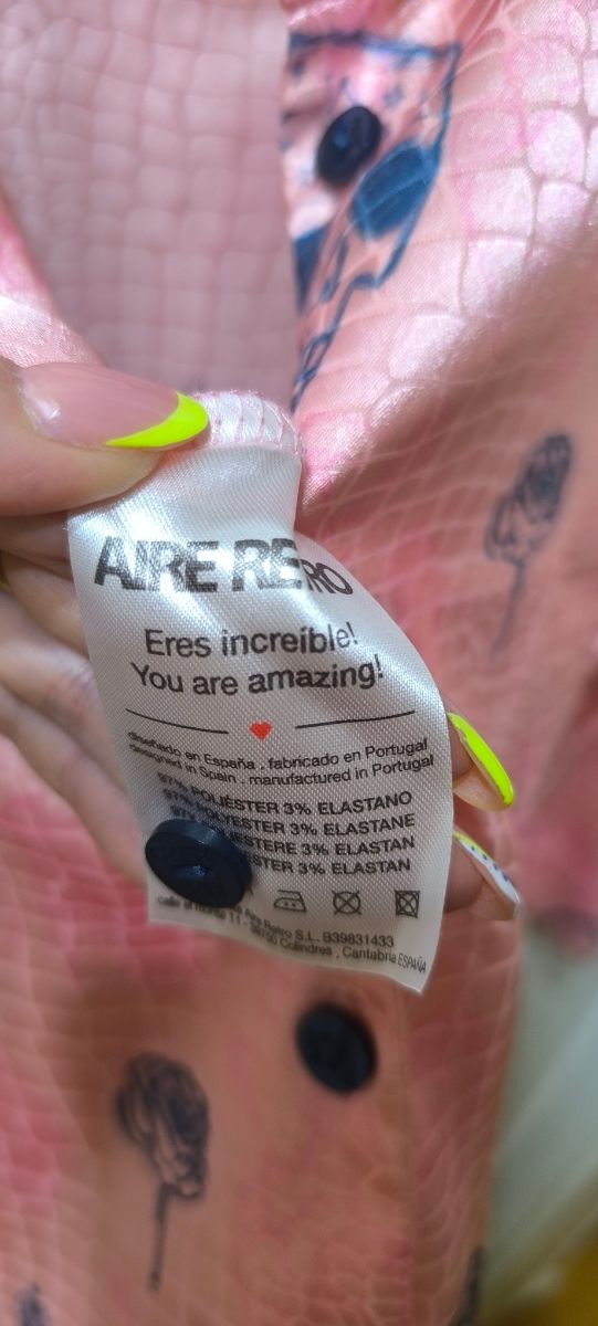 Vestido AIRE RETRO rosa