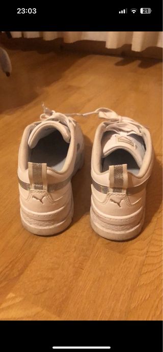 Tenis Puma blancos talla 38
