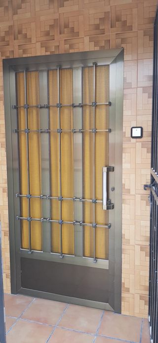 Puerta aluminio entrada