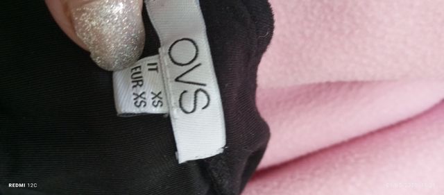 Salopette in vellutino nero