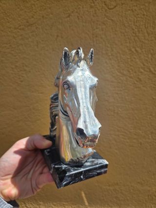 Busto cabeza caballo