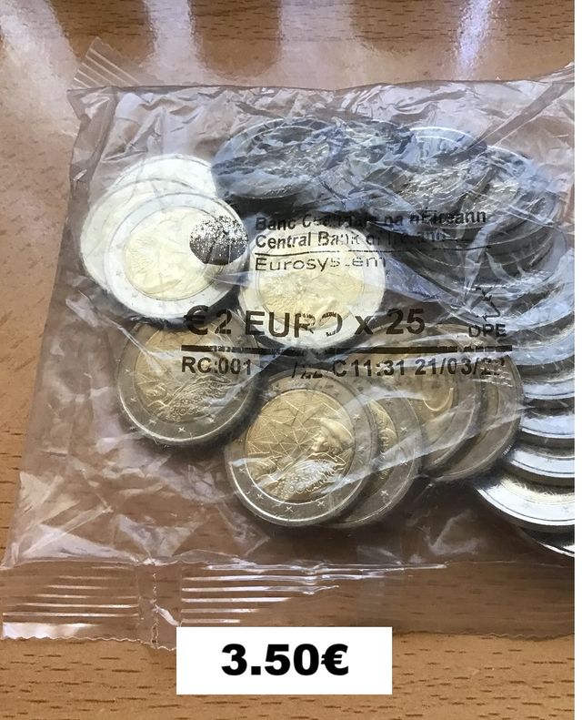 2 euros conmemorativos sin circular de Irlanda