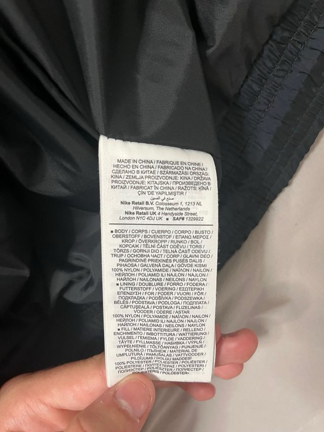 Chaqueta acolchada Jordan M