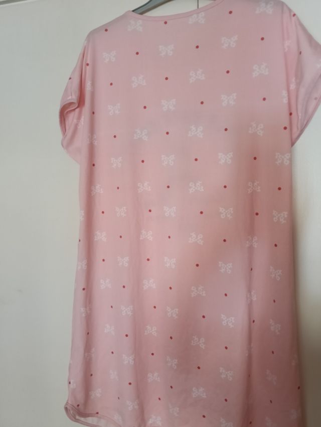 Camisón rosa conejo - talla XL