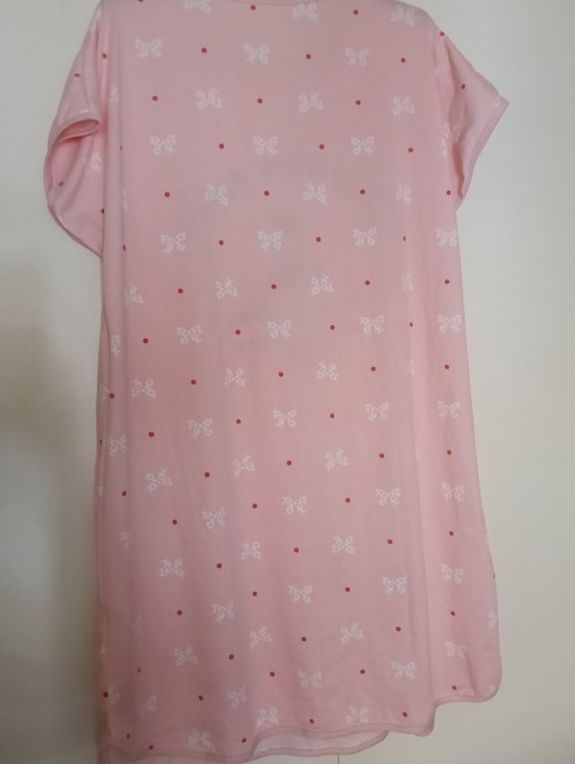 Camisón rosa conejo - talla XL