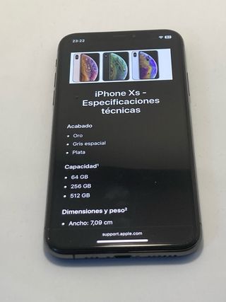 iPhone XS 256GB Gris Espacial