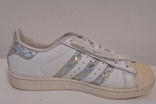 Adidas Superstar bianche e argento