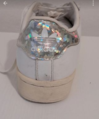 Adidas Superstar bianche e argento