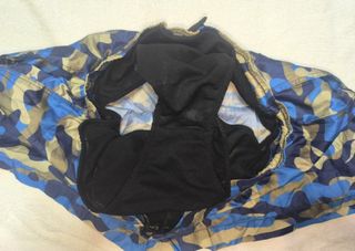 Bañador camuflaje azul-verde