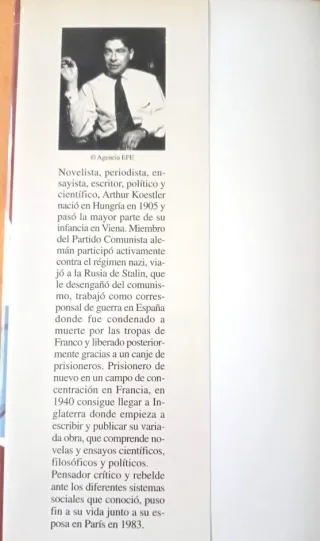 ARTHUR KOESTLER AUTOBIOGRAFIA