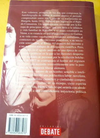 ARTHUR KOESTLER AUTOBIOGRAFIA