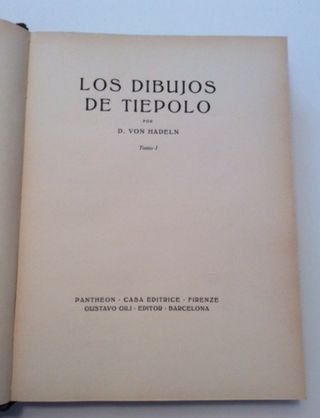 Los Dibujos de Tiepolo