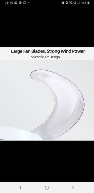 Ventilador techo blanco con luz