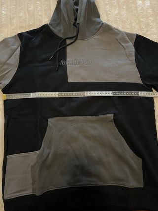 Sudadera DC Hombre L - Gris/Negra