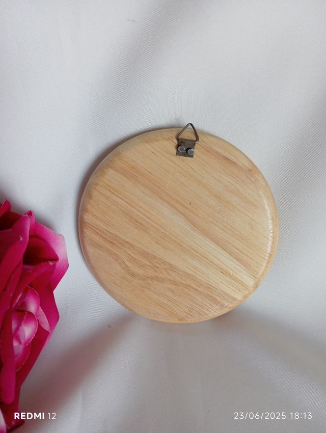 Quadro mosaico floreale tondo