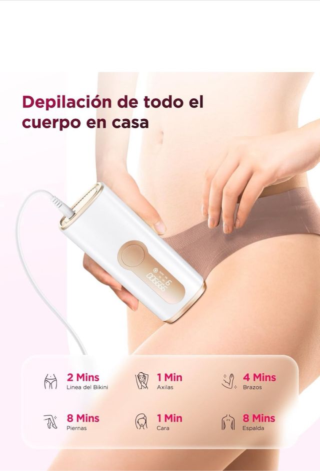 Depiladora IPL Ice-Cool: nueva sin estrenar