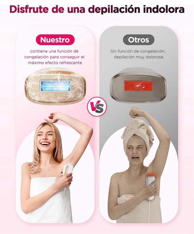 Depiladora IPL Ice-Cool: nueva sin estrenar