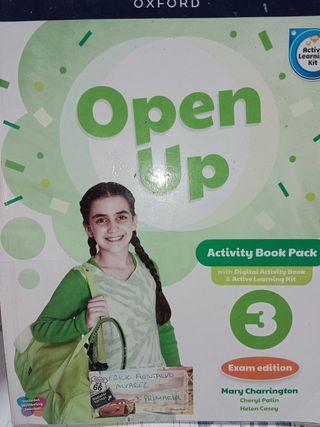 Libro Madre Alberta,3°primaria
Open Up 3,AB.